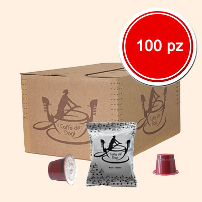 Box da 100 capsule per sistema Nespresso